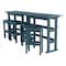 Highwood Usa Lehigh 6pc Bar Height Outdoor Patio Furniture Balcony Set AD-KITBALC201-NBE - alternate 1